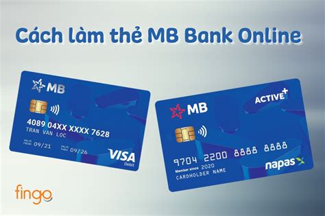 làm thẻ ngân hàng online mb bank